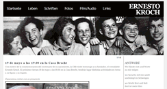 Desktop Screenshot of ernesto-kroch.com