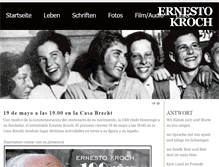 Tablet Screenshot of ernesto-kroch.com